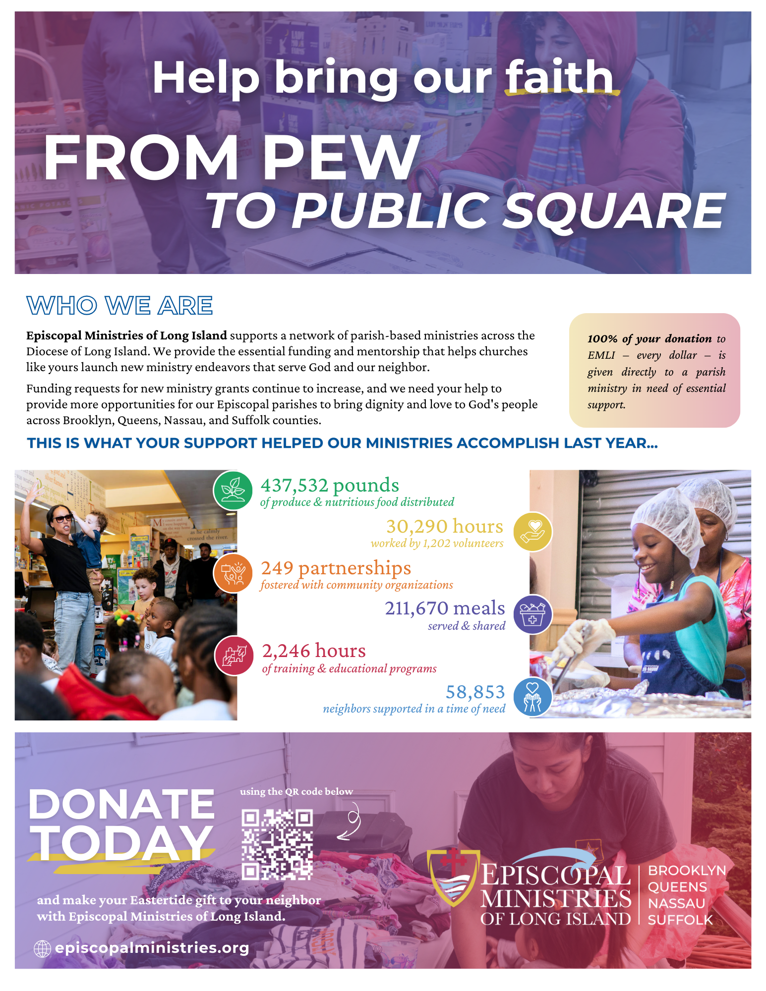 Episcopal Ministries Annual Appeal Flier, 2025