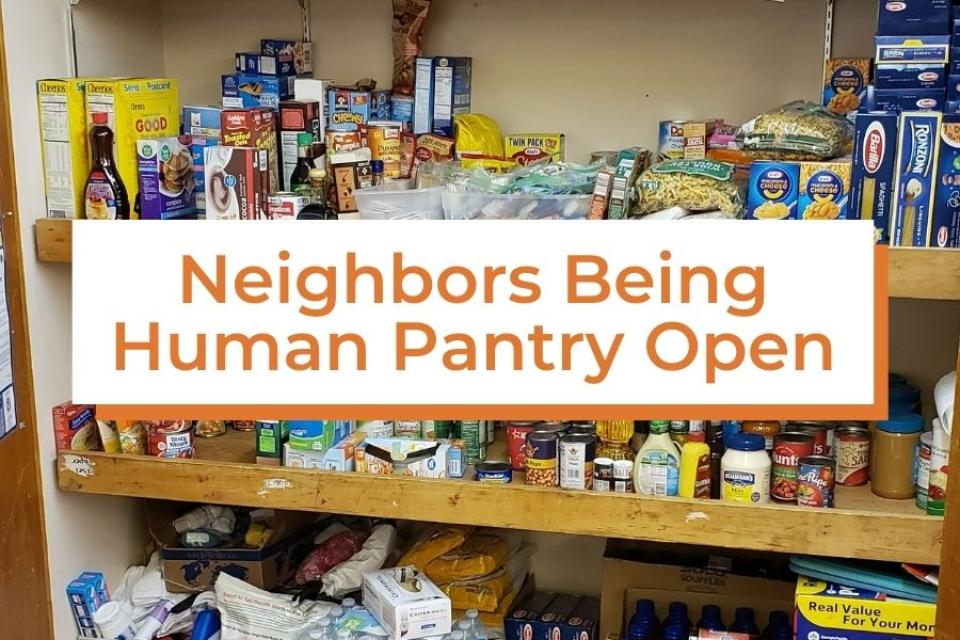 Neighbors Being Human Pantry Hours